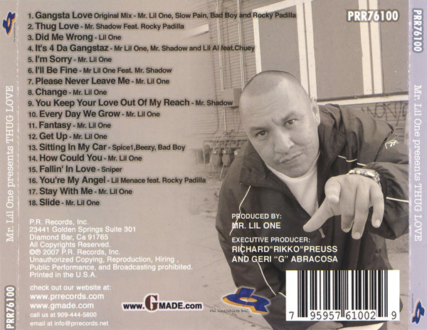 Mr. Lil One Presents... Thug Love Chicano Rap Mr. Lil One Presents... Thug Love Chicano Rap